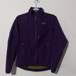 Outdoor Research Women's Winter Ferrosi Jacket Size XS Purple Full Zip Insulated